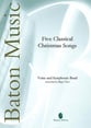 Five Classical Christmas Songs Concert Band sheet music cover